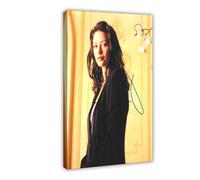 NJTYDG Poster sur toile représentant l'actrice Catherine Zeta-jones - Décoration murale pour salon, chambre à coucher - 20 x 30 cm