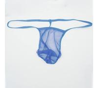 NJUDE String transparent pour homme Micro String stretch sexy Sous-vêtements transparents en maille filet