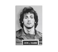 njxbrek John J Rambo Poster artistique pour décoration de chambre, salon - Poster esthétique - 60 x 90 cm - Sans cadre
