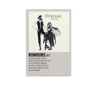 NJZUSA Fleetwood Mac Rumours Impression sur toile pour décoration murale d'intérieur, salon, chambre à coucher, style sans cadre, 30 x 45 cm