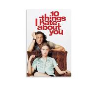 NJZUSA Impression sur toile 10 Things I Hate About You, décoration murale, bureau, salon, chambre à coucher, sans cadre, 20 x 30 cm