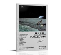 NJZUSA Rauw Alejandro Playa Saturno Impression sur toile pour décoration murale d'intérieur, salon, chambre à coucher, style cadre 60 x 90 cm