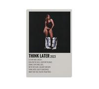 NJZUSA Tate McRae - Impression sur toile « Think Late» pour décoration murale d'intérieur ou de salon, chambre à coucher, style sans cadre, 20 x 30 cm