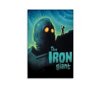 NJZUSA The Iron Giant Impression sur toile pour décoration murale d'intérieur salon chambre à coucher Style sans cadre 60 x 90 cm