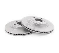 NK 2x Disque de Frein Avant Ø286 MM Ventilé pour Volvo V70 II P80_ 2.4 Sw S60 I