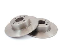 NK 2x Disques de Frein Arrière Ø288 MM Plein pour Volvo V70 II P80_ 2.4 Sw S60 I