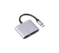 Nk-3041 3 en 1 usb-c / type-c mâle vers usb femelle + emplacements pour cartes sd / tf adaptateur otg lecteur de cartes sd / tf