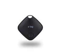 NK Air Tag Smart Pack 1 - Localisateur d'objets, Compatible avec Apple, Bluetooth (Android ne Fonctionne Pas) Voiture, Portefeuille, valises, Enfants - Pack 1 unité (Noir)
