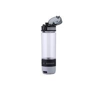 NK Bouteille de sport 500 ml avec haut-parleur 3 W, fermeture intégrée, connexion Bluetooth 5,0, distance maximale de 10 mètres, carte SD jusqu'à 32 Go, batterie 400 mAh (autonomie 4 heures)