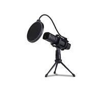 NK Condensateur USB - Micro avec trépied et Filtre Anti-Pop pour PC/Mac/PS4-5, système Anti-Pop, Grande compatibilité, Plug & Play (Streaming, Podcast, Youtube, Discord) MICROPODCAST