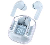 NK Écouteurs sans Fil Bluetooth 5.3 TWS - Écran LED, Étui avec Housse en Silicone, Jusqu’à 15 h d’Autonomie + Cordon
