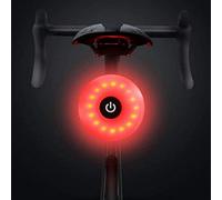 NK Feu arrière LED pour vélo - 5 Modes d'éclairage, Rechargeable, Port de Charge DC5 V 1 A, Micro USB, IPX5 résistance à l'eau, léger et Durable, Installation Facile (Compatible avec Tous Les vélos)