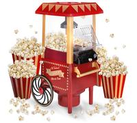NK Machine à popcorn rétro électrique 1200 W, bouton facile à utiliser, préparation prête en 2 minutes, air chaud, taille 0,3 l, portable, idéal pour la maison