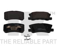 NK Plaquettes de frein Arrière convient pour PEUGEOT 4007 (VU, VV) Plaquettes de