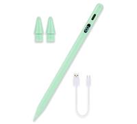 NK Stylet iPad 2018-2025 avec Attraction magnétique, léger, écran LED, Sensible au Toucher, autonomie 9 h, Compatible avec iPad 6/7/8/9/10/11, Air 3/4/5/6/7, Pro 11 1/2/3/4/5, Mini 5/6/7