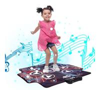 NK Tapis de Danse pour Enfants +5 Annos et Adultes avec Bluetooth 5.0 - Jouet Musical avec 7 Modes de Jeu, Cadeau d'anniversaire Noël, Base Antidérapante et Haut-Parleur à Volume Ajustable (100x89cm)