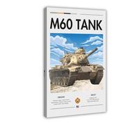 NKALFGH Impression sur toile représentant la guerre du Vietnam 30 x 45 cm