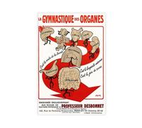 NKALFGH Impression sur toile « The Road to Health » - 60 x 90 cm