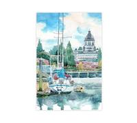 NKALFGH Poster Olympia sur toile Washington pour décoration de chambre à coucher, cadeau 20 x 30 cm