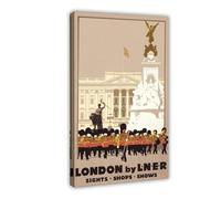 NKALFGH Poster vintage London & North Eastern Railway Travel Poster sur toile Art mural Peintures 60 x 90 cm