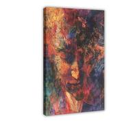 NKALFGH Umberto Boccioni Impression sur toile Futurisme 30 x 45 cm