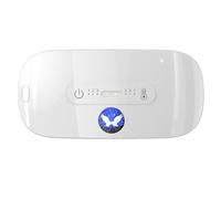 NKBSDKM Coussin Chauffant Menstruel Électrique Smart Warm Palace Ceinture Soulagement des Douleurs à la Taille Crampes Masseur Abdominal Vibrant (Blanc) Réutilisable