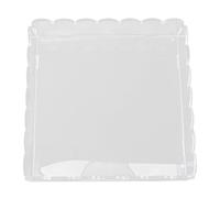 NKBSDKM Plateau Acrylique Festonné, Nouveau Plateau Festonné en Acrylique 2024, Plateau Festonné en Acrylique avec Tapis Magnétique, Plateau en Acrylique Transparent