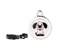 NKBSDKM Traqueur GPS Anti-Perte pour Animaux de Compagnie, Bluetooth, Localisateur Intelligent Portable et Étanche, Collier de Suivi en Temps Réel, Dispositif de Recherche, Chien