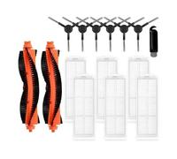 NKCVEZBW 1 kit d'accessoires et de pièces compatibles avec l'aspirateur Robot WYZE WVCR200S : Brosse latérale Principale Filtre HEPA Rechange
