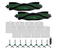 NKCVEZBW 1 kit de Filtre brosses latérales Brosse Principale Compatible avec Combo Essential Compatible 105 Y0140 Compatible la pièce d'aspirateur Vac 2 Q0520(B)