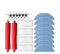 NKCVEZBW Accessoires compatibles avec Les aspirateurs Robots S7, S70, S7Max, T7S et Plus : Couvercle de Brosse Principale, Filtre HEPA, lingette Nettoyage Rechange(White)