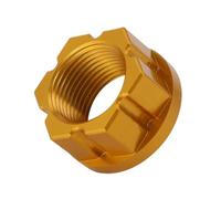 NKCVEZBW Accessoires de motos Bloc d'essieu Écrou blocage roue Compatible avec SURRON Sur-ron Ultra Bee Ultrabee Electric Moto E-Bike Dirt Pit(Rear Gold)