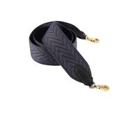 NKCVEZBW Accessoires de sac DIY compatibles avec la sangle Evelyne toile tissée 5 cm large et cuir cousu à main(Silver buckle,140cm)