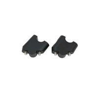 NKCVEZBW Adaptateur de Guidon surélevé CNC Compatible avec DL650, kit de Montage de Guidon surélevé Compatible avec la Moto Suzuki DL650 V-Strom 650 VSTROM 650 2012-2019(Black)