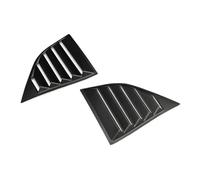 NKCVEZBW Autocollant De Garniture De Couvercle De Volet Latéral De Fenêtre Arrière De Voiture Compatible Avec Dodge Challenger 2015-2022, Style Fibre De Carbone ABS Noir(Matte Black)