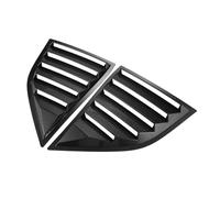 NKCVEZBW Autocollant De Garniture De Couvercle De Volet Latéral De Fenêtre Arrière De Voiture Compatible Avec Dodge Challenger 2015-2022, Style Fibre De Carbone ABS Noir(Carbon)