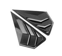 NKCVEZBW Autocollant De Garniture De Couvercle De Volet Latéral De Fenêtre Arrière De Voiture Compatible Avec Ford Mondeo Fusion 2022 2023, Accessoires En Fibre De Carbone ABS(Carbon)