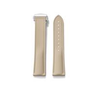 NKCVEZBW Bracelet de montre compatible avec les bracelets en caoutchouc FKM souple de 20 mm, 21 mm et 22 mm. Extrémité plate parfaite. Attache rapide universelle.(Khaki With Buckle,20mm)