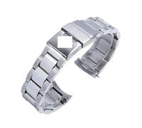 NKCVEZBW Bracelet de Montre en Acier Inoxydable, 19mm 21mm 22mm, Compatible avec Le Bracelet Longines Conquest HydroConquest L3.641 L3.781 L3.841, Boucle Pliable(22mm)