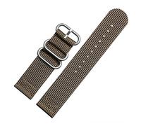 NKCVEZBW Bracelet de montre en nylon 24 mm compatible avec les modèles Suunto9 Spartan Sport HR, Baro Traverse Canvas et bracelet universel for homme (20 mm, 22 mm et 26 mm).(Khaki sk,22mm)