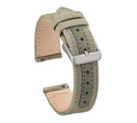 NKCVEZBW Bracelet de montre en toile 18 mm, 20 mm, 22 mm, compatible avec la montre Pilot 6105, à dégagement rapide, universel, rétro, accessoires de montre