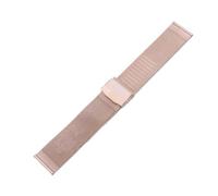 NKCVEZBW Bracelet de montre unisexe en acier inoxydable compatible avec les bracelets à mailles de 12 mm à 22 mm.(Rose Gold,17mm)