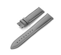 NKCVEZBW Bracelet unisexe à dégagement rapide compatible avec les montres de 18/19/20/22 mm, motif tropical, en caoutchouc FKM et cuir, imperméable, style toile voile(Gray no Buckle,22mm)