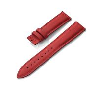 NKCVEZBW Bracelet unisexe à dégagement rapide compatible avec les montres de 18/19/20/22 mm, motif tropical, en caoutchouc FKM et cuir, imperméable, style toile voile(Red no Buckle,20mm)