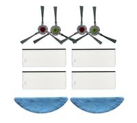 NKCVEZBW Brosse latérale, Filtre HEPA, Tissu de vadrouille Compatible avec Deebot N3 Max,Neo DU31 DU33 Pro, Accessoires Remplacement for aspirateur Robot(002)