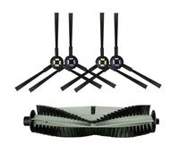 NKCVEZBW Brosses latérales à Rouleau compatibles avec Les aspirateurs Robots Silvercrest SSR1 et SSRA1, Ainsi qu'avec modèles A9s/A9/A7/A80 Plus, A10s L100