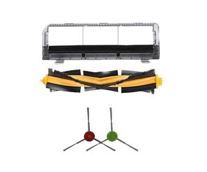 NKCVEZBW Brosses principales et latérales, Couvercle de Brosse Principale Compatible avec Les pièces et Accessoires de l'aspirateur Robot Deebot Ozmo 900
