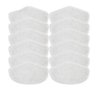 NKCVEZBW Chiffon de Nettoyage Lavable Compatible avec Le kit d'aspirateur Vapeur Polti Vaporetto PAEU0332, pièces Rechange en Microfibre(12pcs)