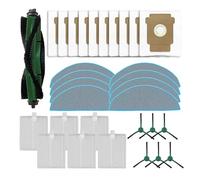 NKCVEZBW Compatible avec 105 Compatible Les pièces d'aspirateur combinées Brosse latérale Principale vadrouille Tissu Sac à poussière Filtre Kit/Ensemble de Remplacement(B)