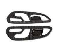 NKCVEZBW Compatible avec -Benz Vito 2024 2025 Poignées de porte intérieures en noir carbone, revêtement de cuvette, garniture décorative, accessoires de voiture ABS, 2 pièces